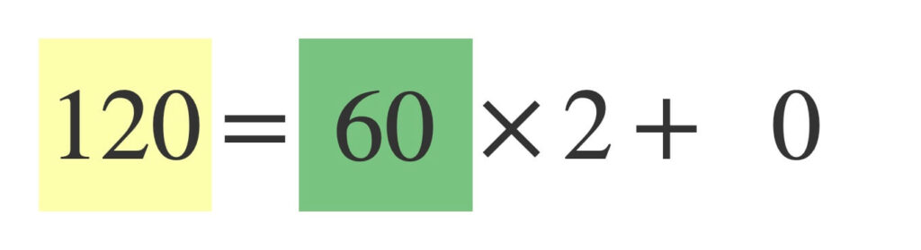 120=60×2+0
