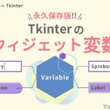Tkinterのウィジェット変数